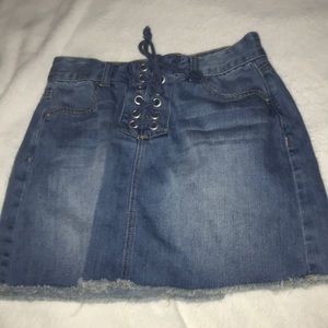 jean skirt